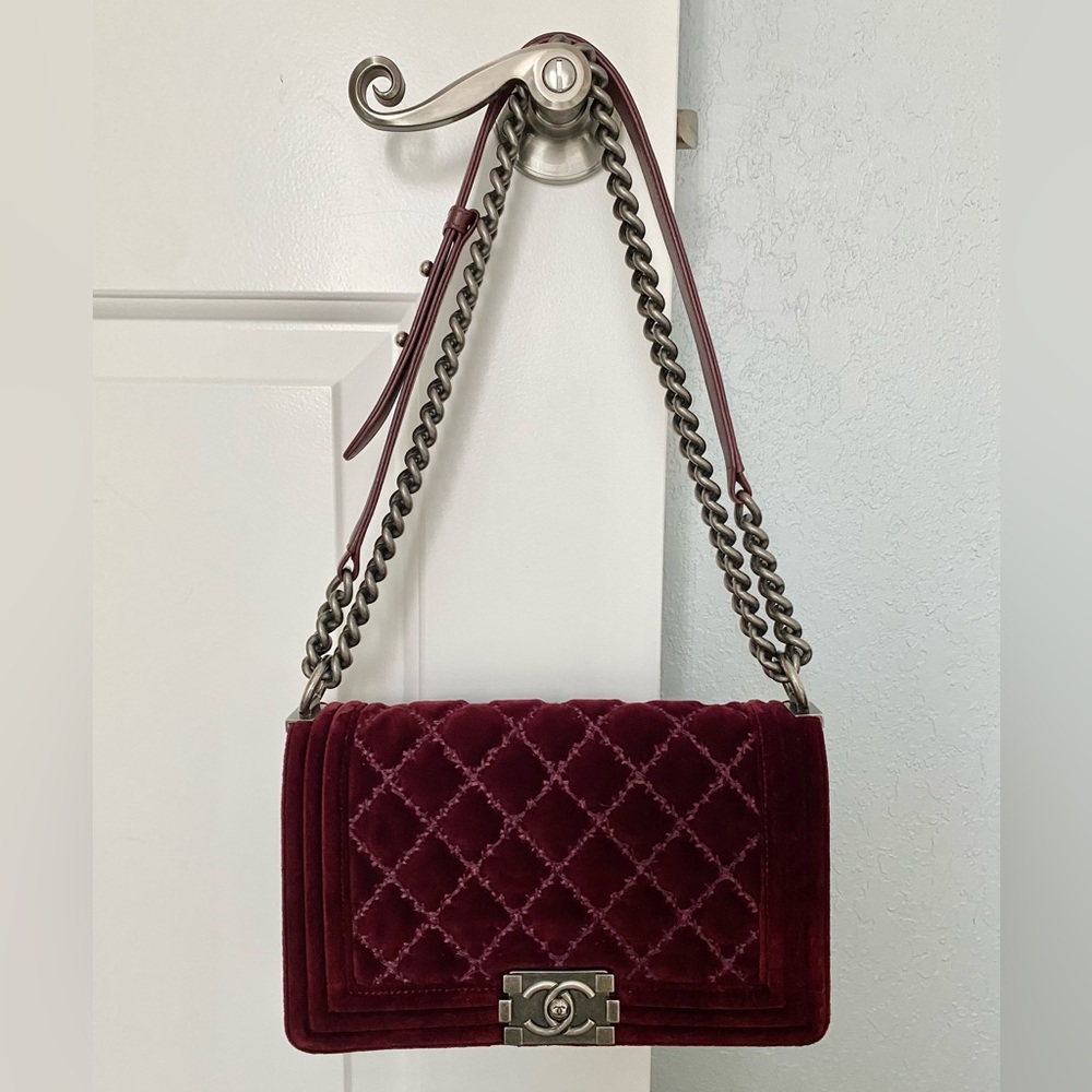 Chanel Velvet handbag